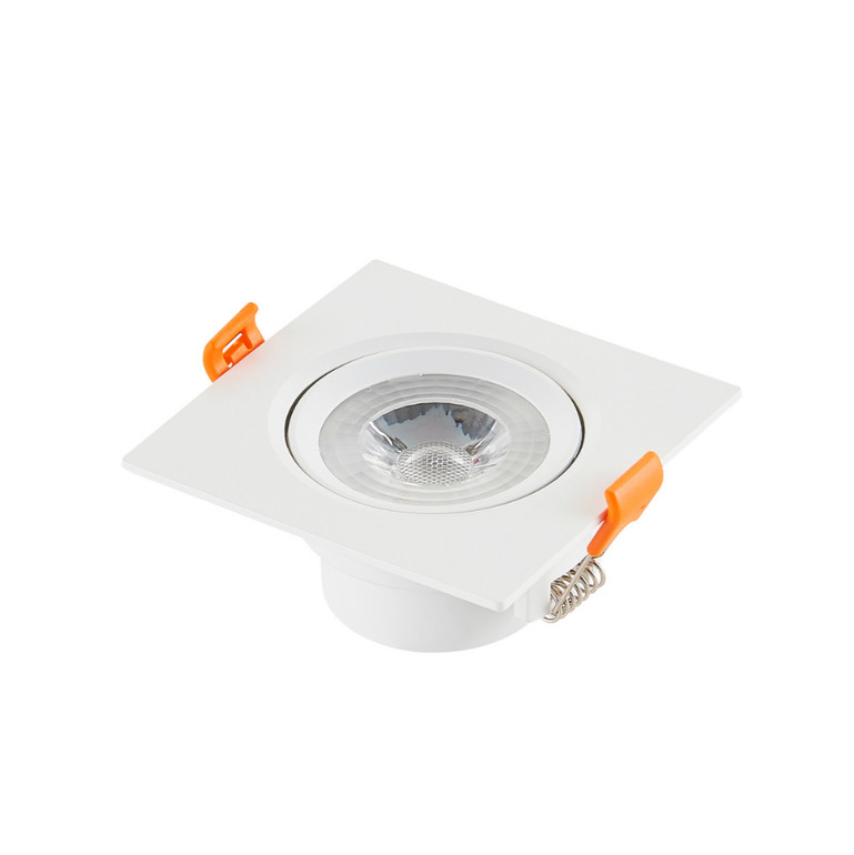 square plastic spot light