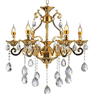 European vintage style chandeliers with K9 Crystals for Hallway, Bedroom, Living Room, Kitchen, Dining Room