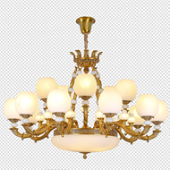 Light luxury European chandelier