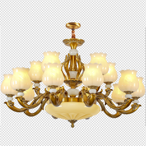 Light luxury living room chandelier