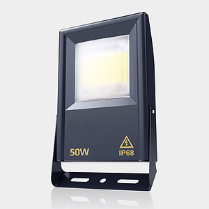 IP68 Black 50W Flood Lamp