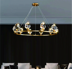 Nordic post-modern light luxury all copper chandeliers