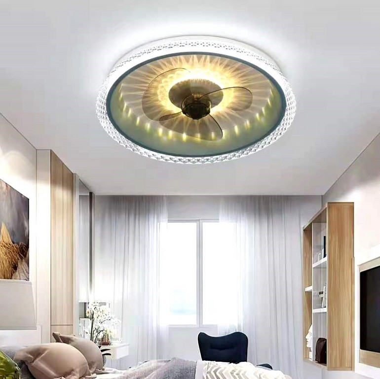 Chinese style fan lamp