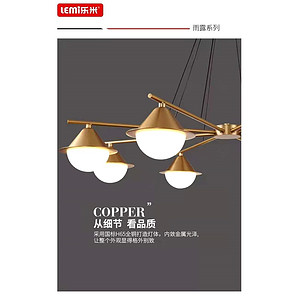 Rain pendant lamp series