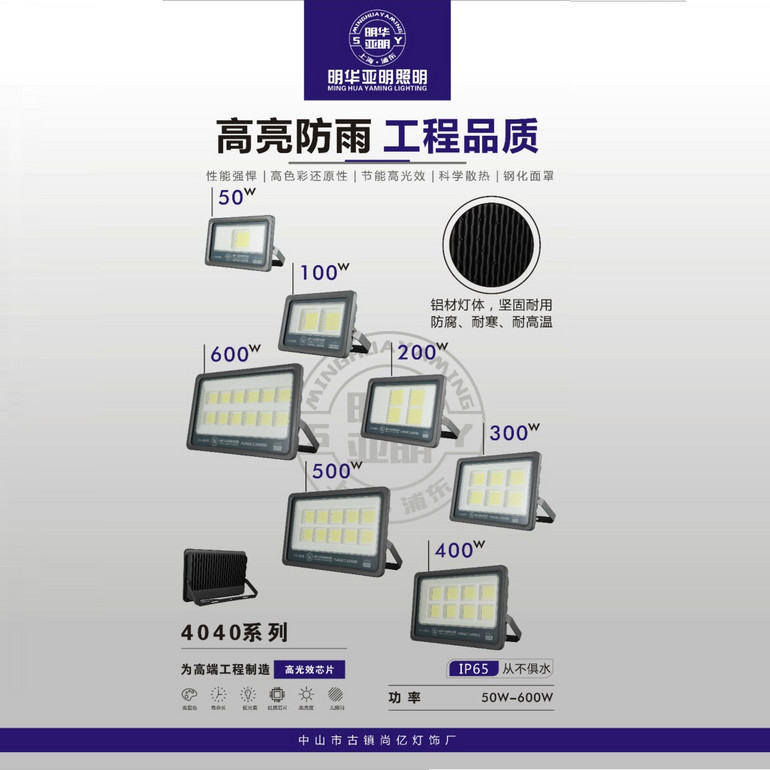 4040 series IP65 projector lamp