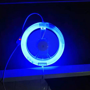 LED blue light fan lamp