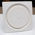 A powerful silent exhaust fan embedded in the room