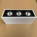 LED three-head open COB downlight