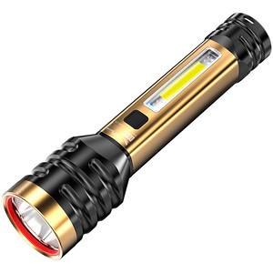 LED ultra bright long range outdoor rechargeable flashlight
