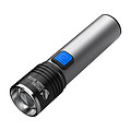 Outdoor rechargeable LED flashlight with strong light