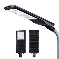 Black LED solar street lamps