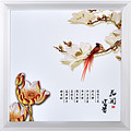 Flower And Bird Art Painting Panel Light