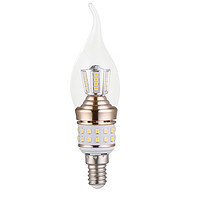 Up and down glow 9W candle light bulbs