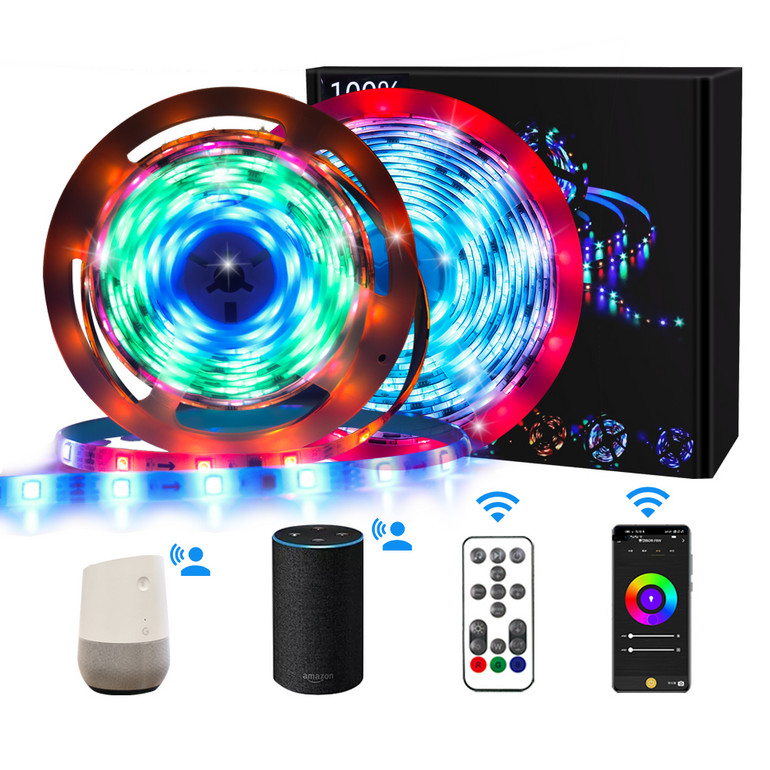 Adjustable remote control neon light strip