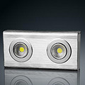 COB high-grade brushed aluminum alloy commercial new national standard safety exit fire lamp