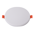 Free - opening circular panel light without border