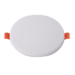 Free - opening circular panel light without border