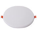 Free - opening circular panel light without border