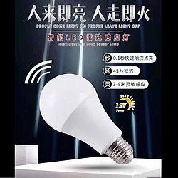 LED radar sensor 12W bulb lamp