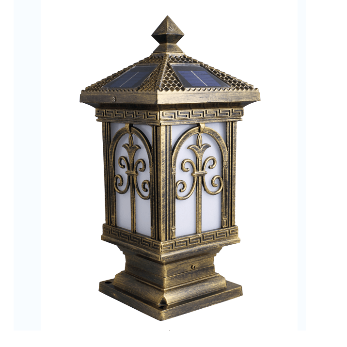 Small Sword Flower Pillar Lamp