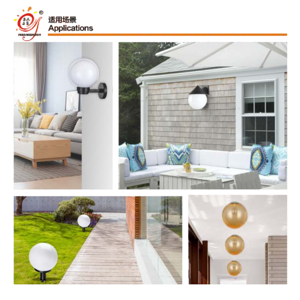 White Round Ball Various Colors Lamp Holder Series