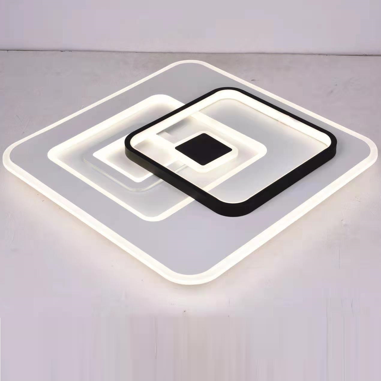 Living Room LED Square Overlap Series Ceiling Lamp