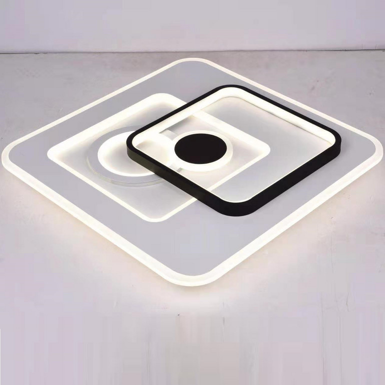 Living Room LED Square Overlap Series Ceiling Lamp