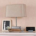 Bedroom Square Charging Table Lamp