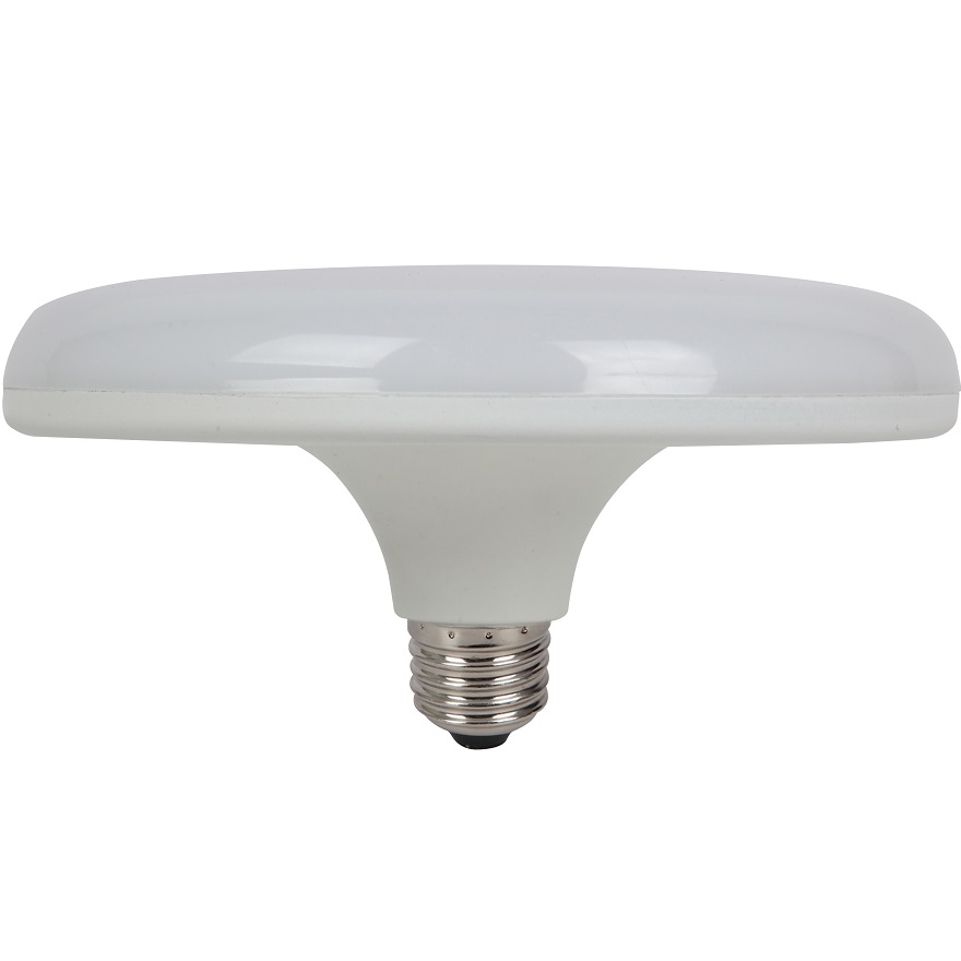 Pure White Spiral Flying Saucer Lamp