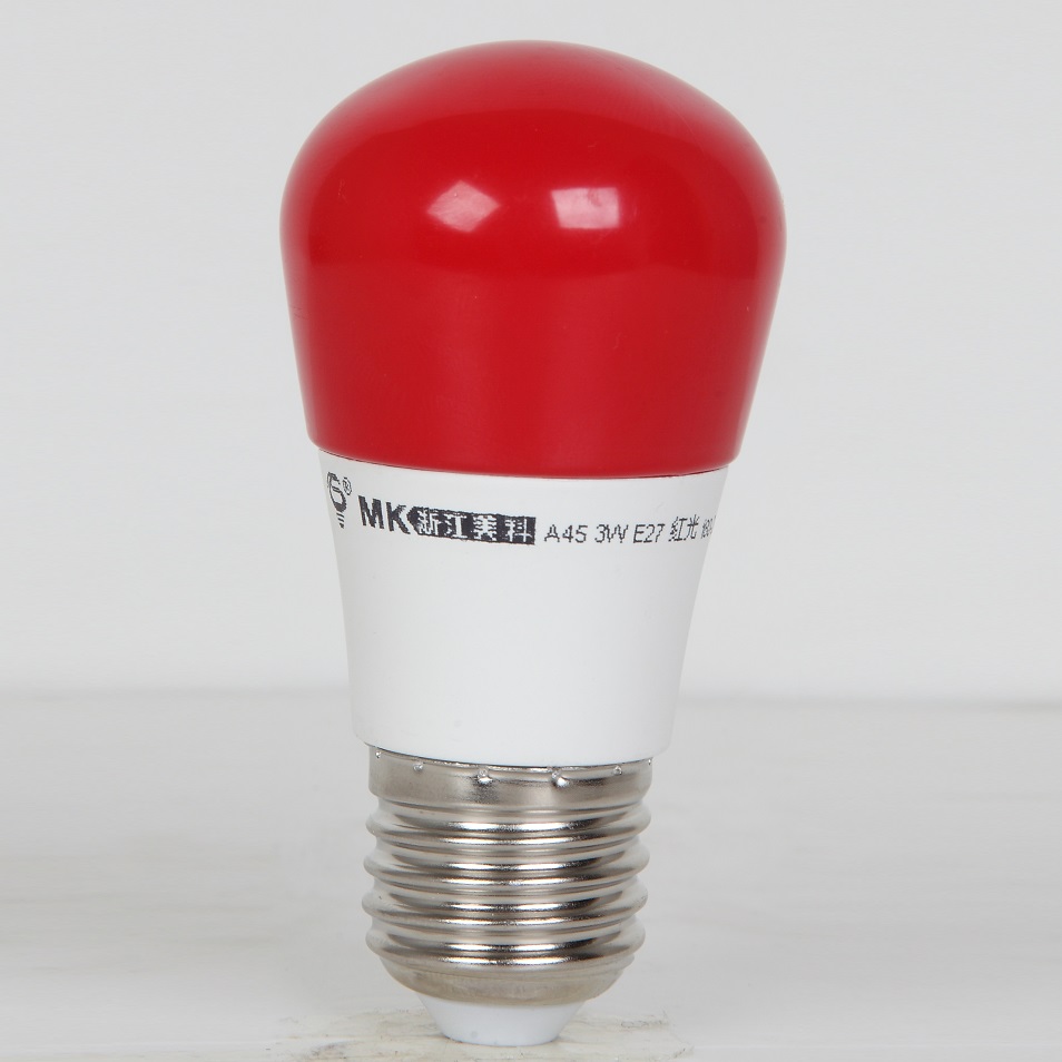 A45 Red Light 3W Light Bulb