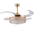 Classical French Gold Fan Lamp