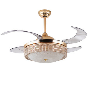 Classical French Gold Fan Lamp