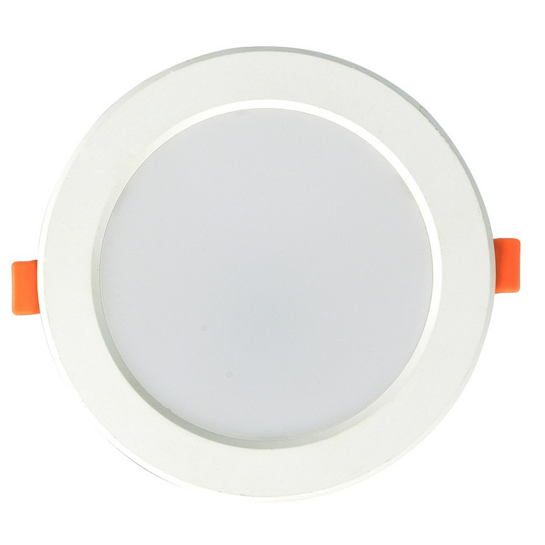 Simple White Alloy Down Light