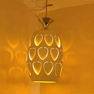 Scandinavian elegant living room corridor indoor LED single-head chandelier