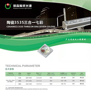 Ceramic 3535 Three In One Colorful LED Light Source