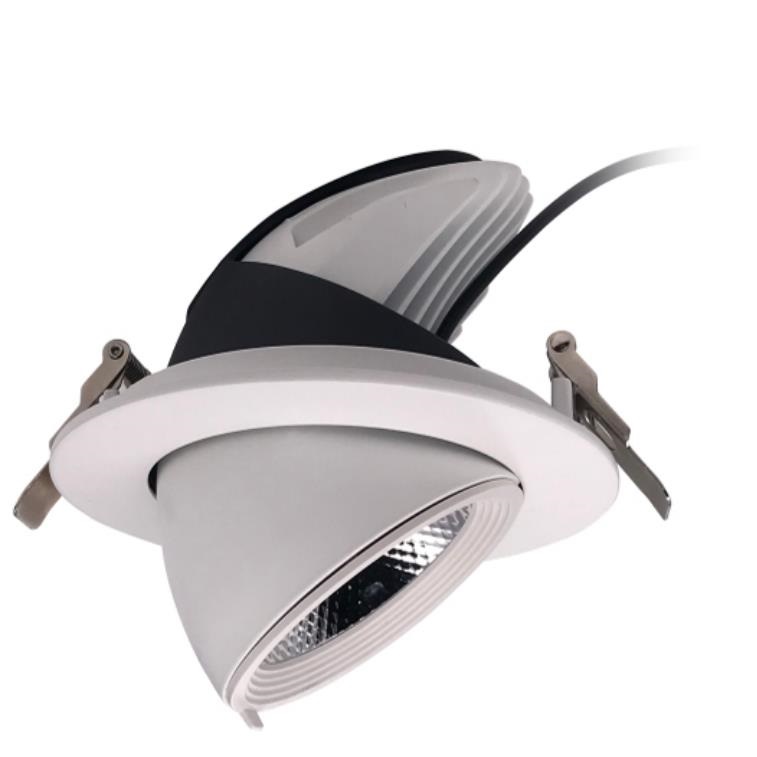 Led embedded Nordic elephant trunk light downlight