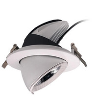 Led embedded Nordic elephant trunk light downlight