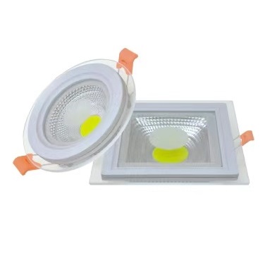 Built-in LED downlight with anti-glare background wall in living room