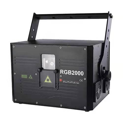 Outdoor Lighting Engineering Stage RGB2000 laser light