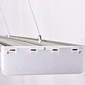 Office light, strip light, gym chandelier, five-sided LED line chandelier