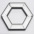 Hollow hexagon can be splice office lighting LED chandelier