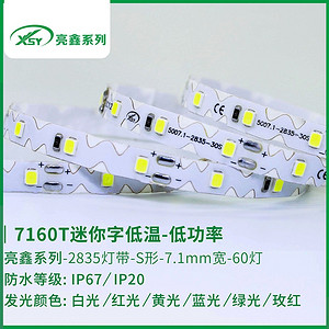 7160T mini-letter-low power LED tape