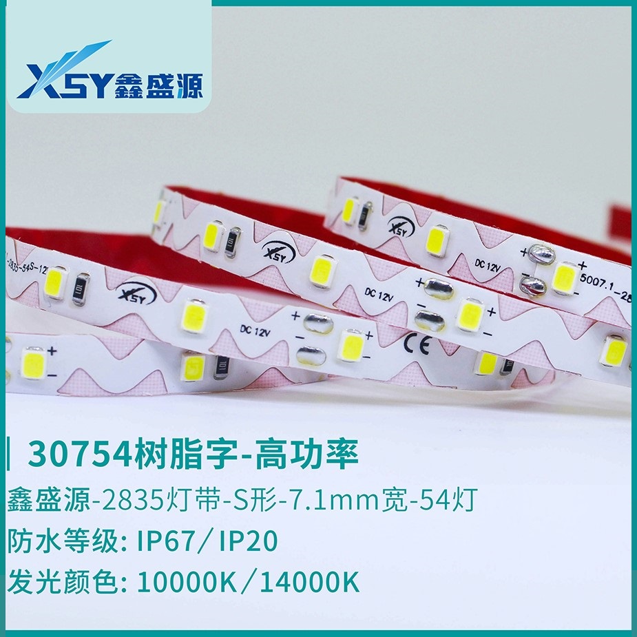 Resin word - high power LED tape