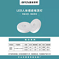 LED human body induction ceiling lamp