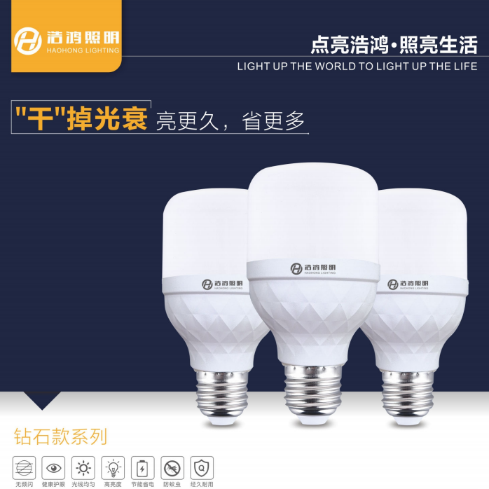 Diamond Series Long Lasting Light Bulb