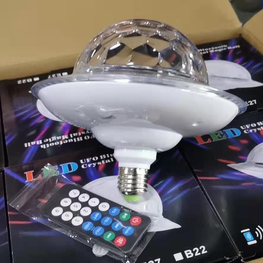 LED UFO colorful remote control bulb lamp