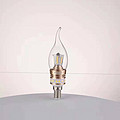 Indoor living room screw tip LED candle bulb