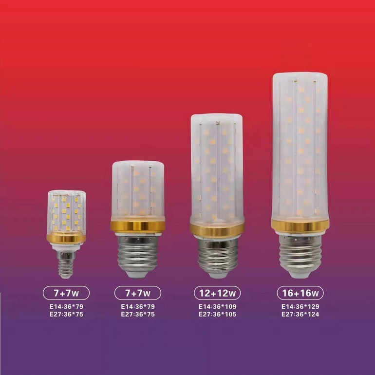E14/E27 screw LED multi-style corn ball bulb lamps