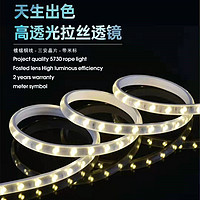 High transmittance wire-drawing lens LED tape