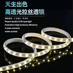 High transmittance wire-drawing lens LED tape